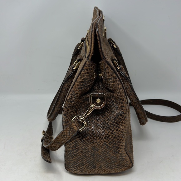Michael Kors Burnished Python ASTRID Leather Bag in EUC. - Picture 5 of 10